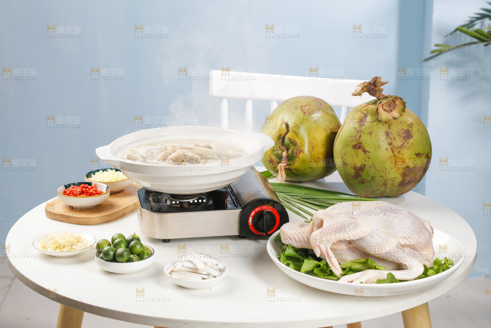 一锅椰子炖鸡