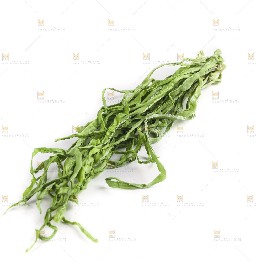 白底上的贡菜