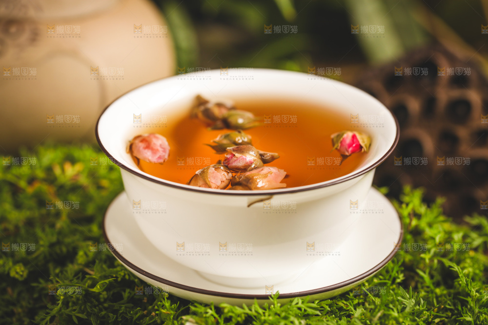 一杯玫瑰花茶