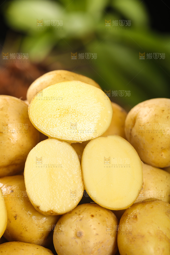 一堆黄心小土豆