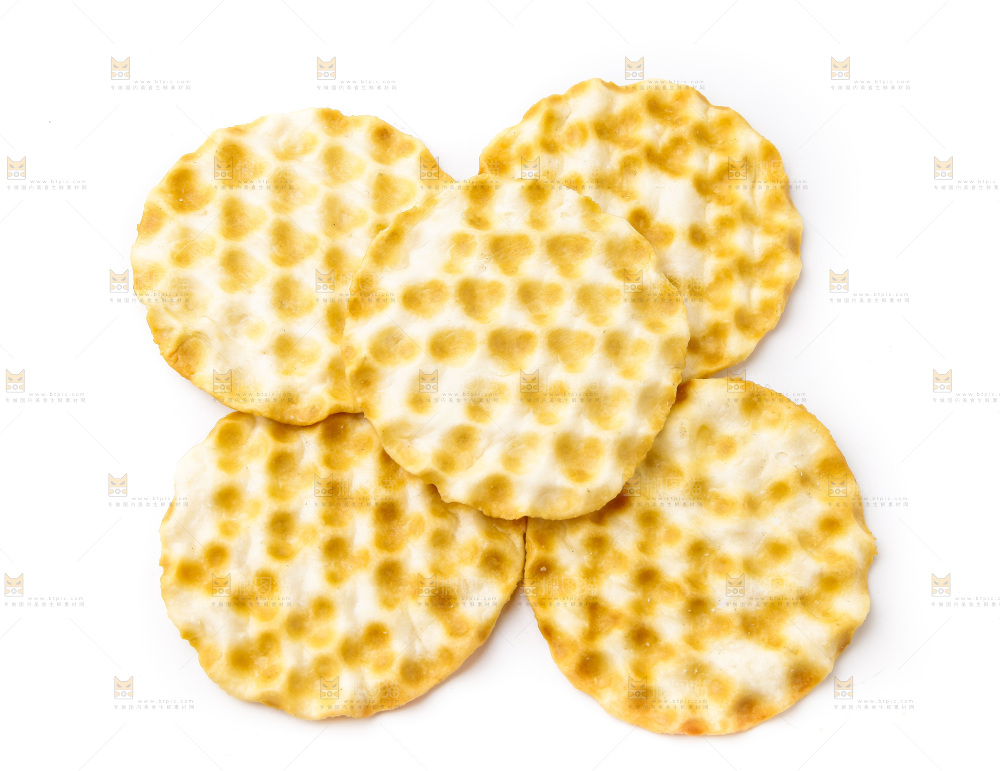 白底上的石头饼