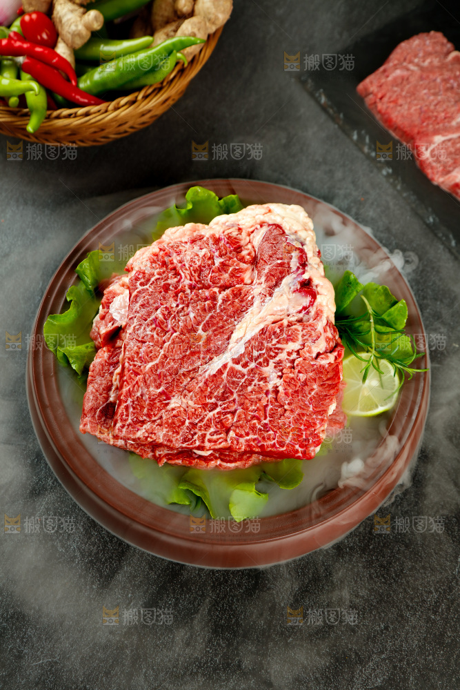 新鲜的牛腩肉