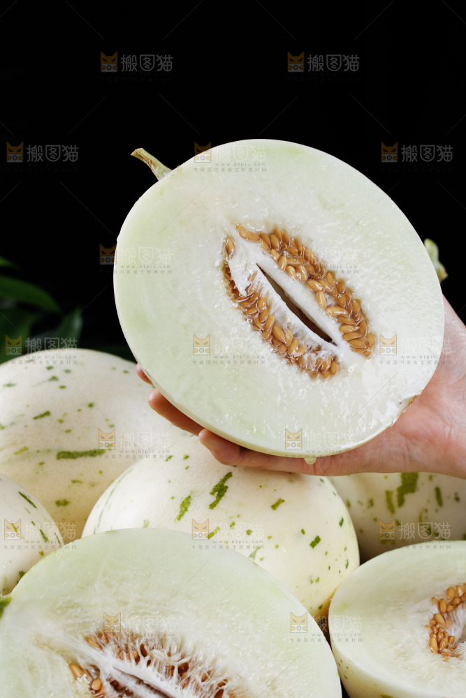 切面的月露流星瓜