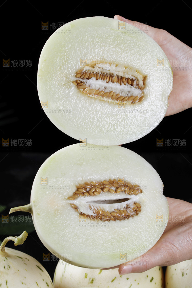 切面的月露流星瓜