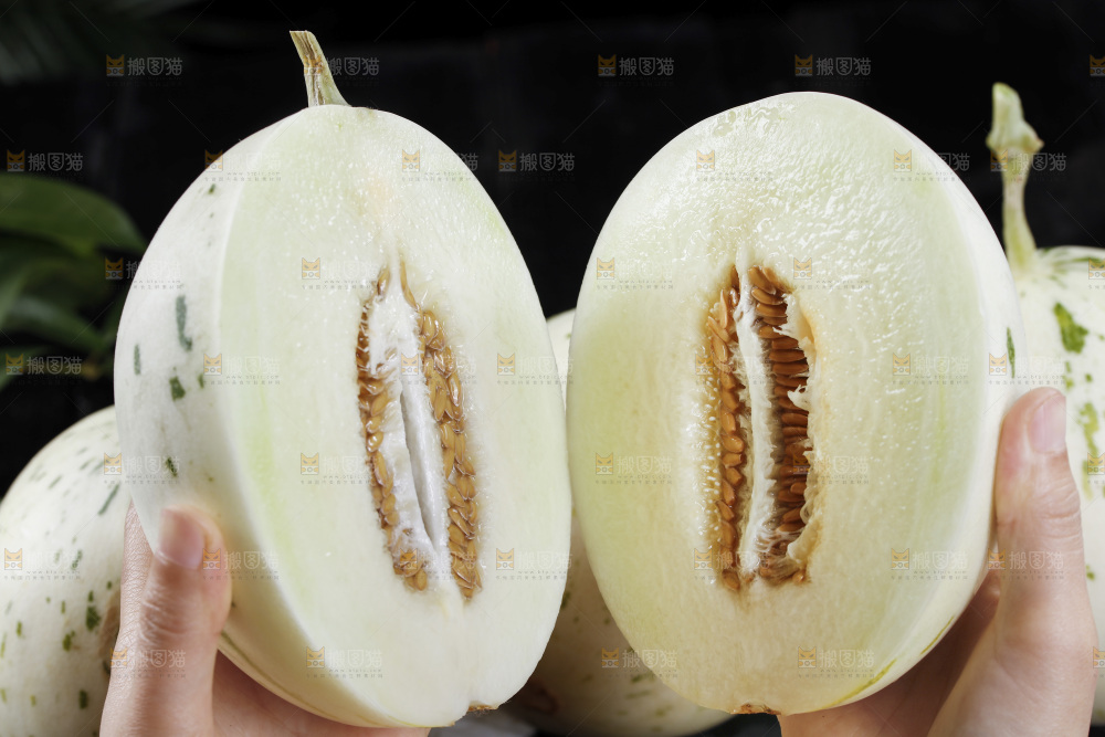 切面的月露流星瓜