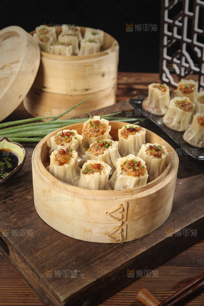一笼手工糯米烧麦