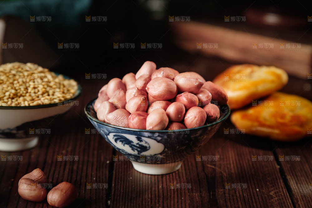 一碗鸡仔饼食材花生米