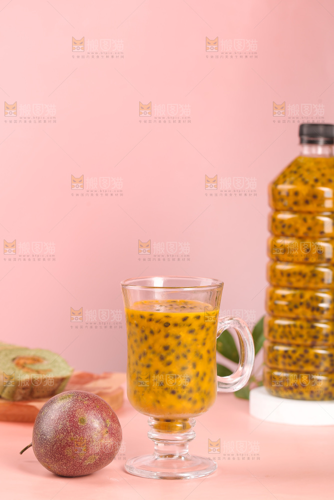 一杯百香果果酱