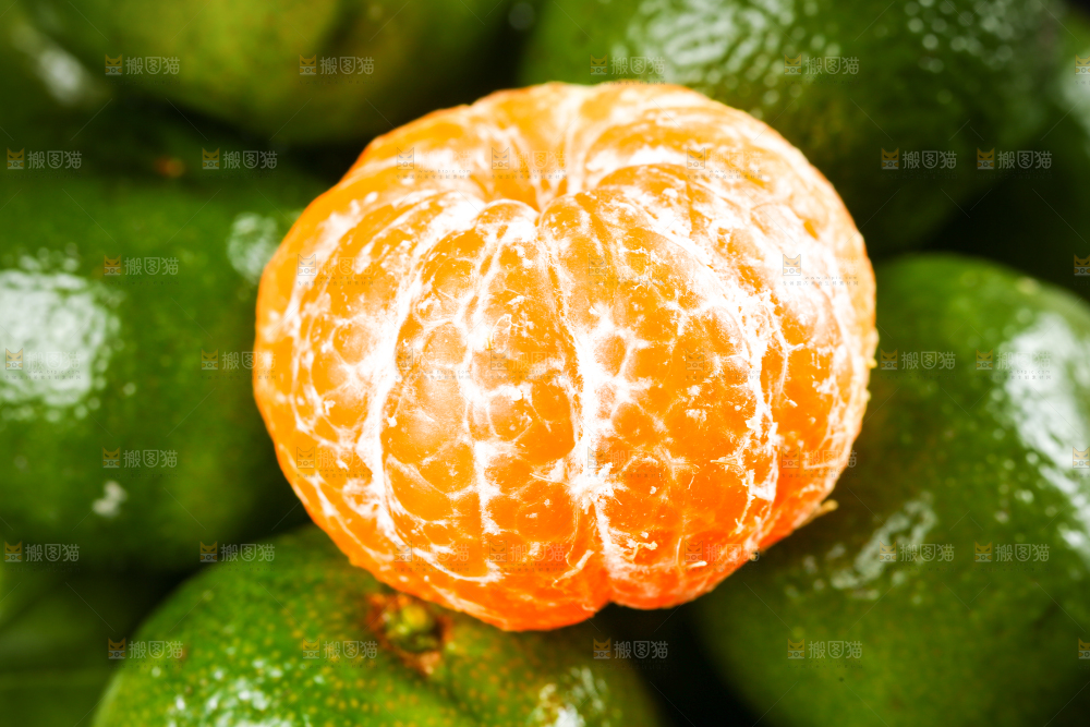 一堆清香蜜桔