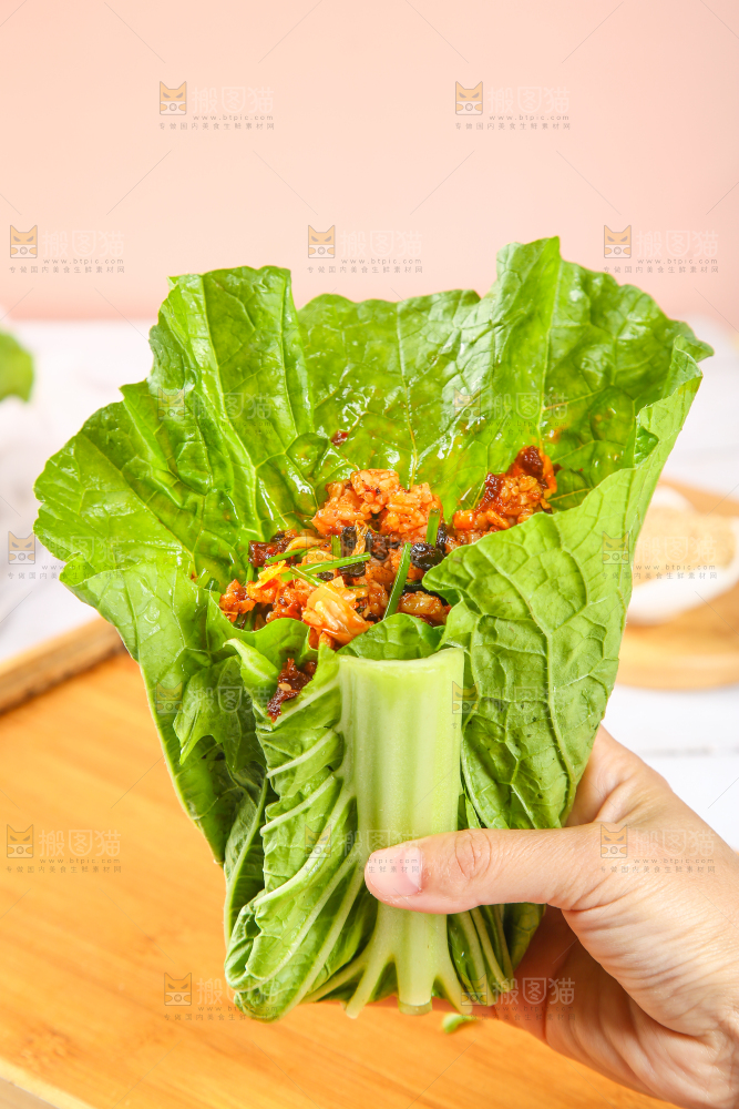 饭包叶里面包着肉