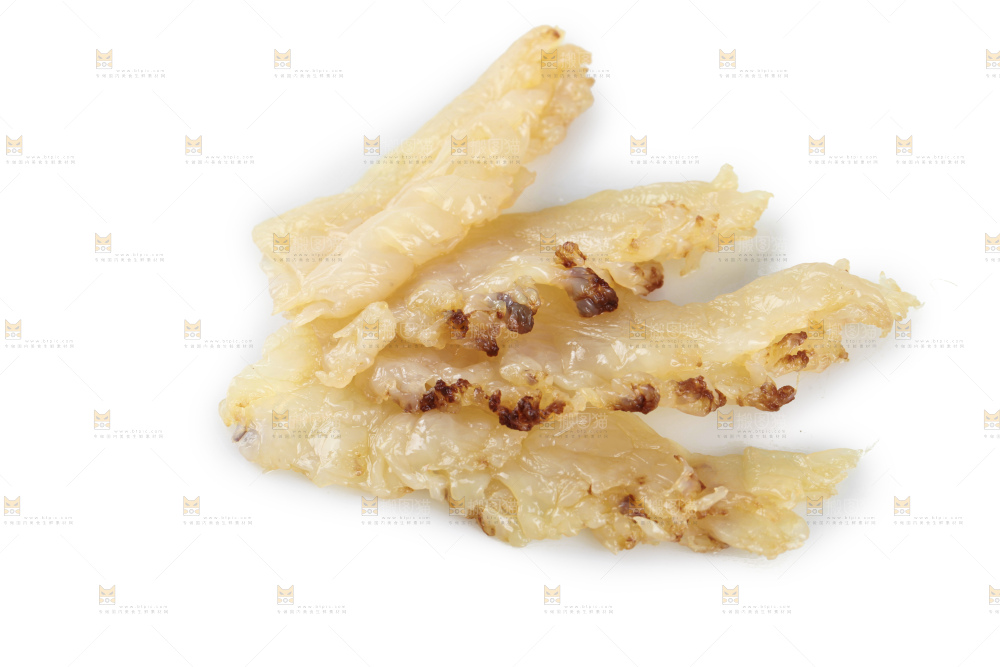 白底上的海蜇皮