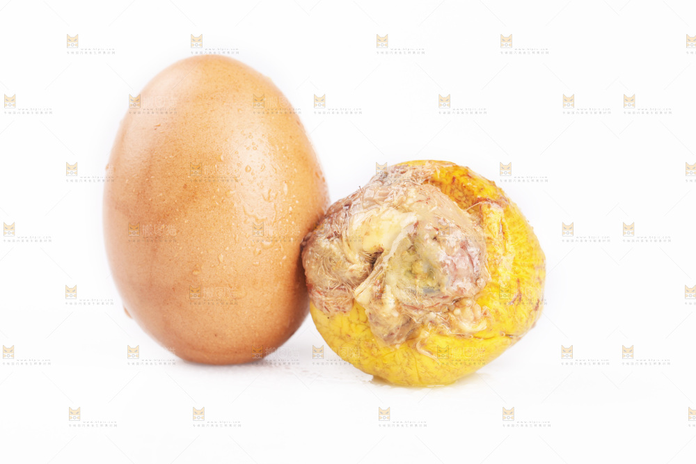 白底上放着土鸡蛋活珠子
