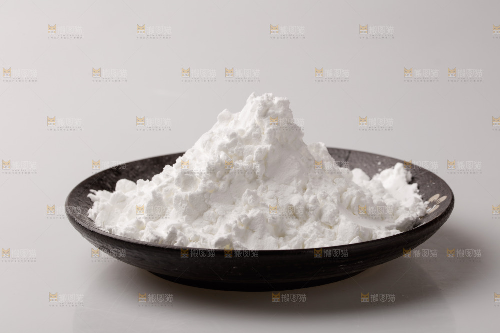 盘子里装着豌豆淀粉
