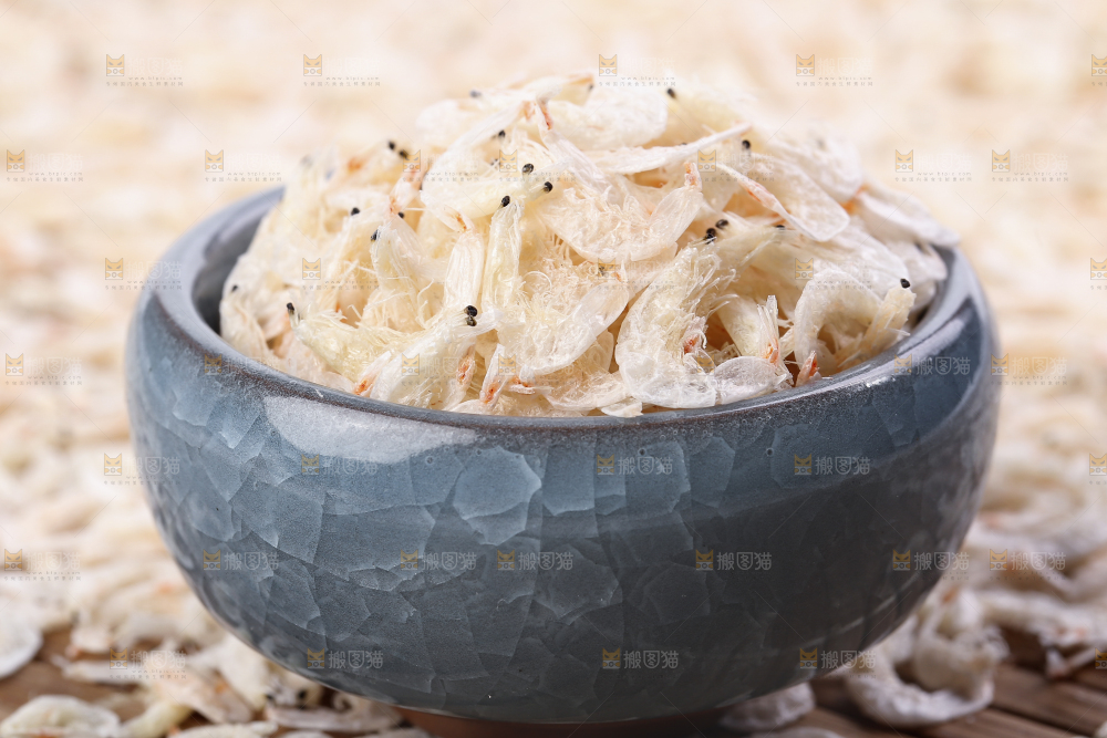 碗里装着的虾皮