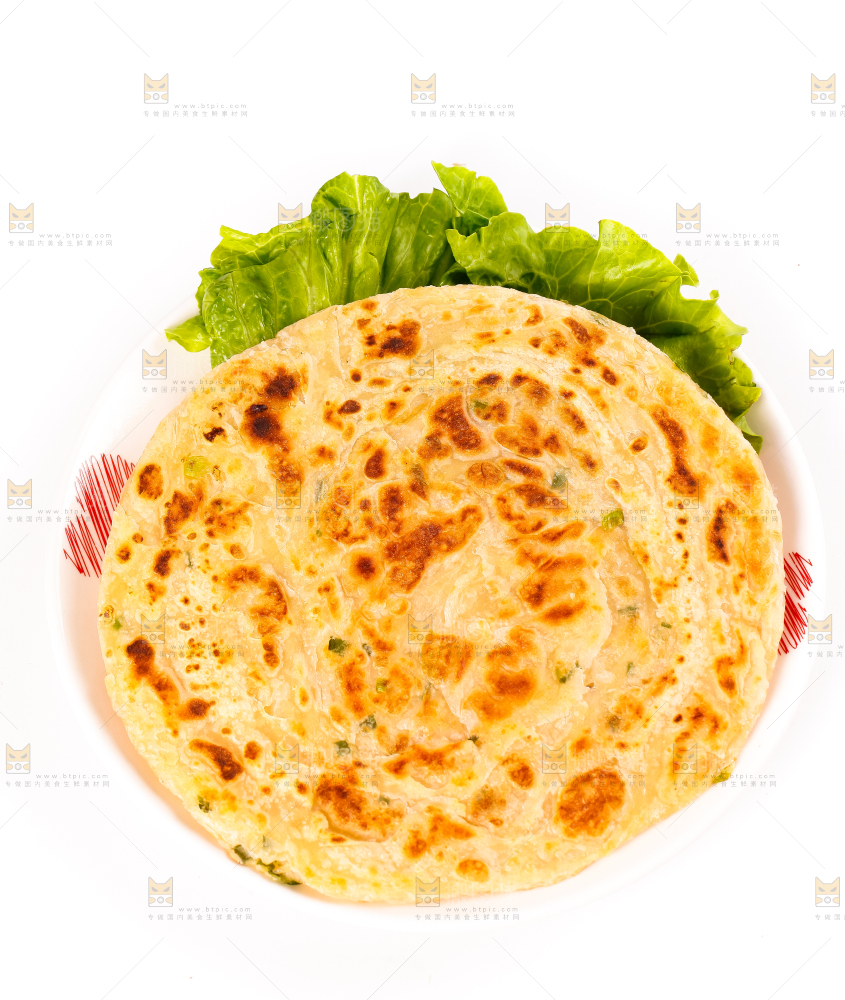 盘子里的煎手抓饼
