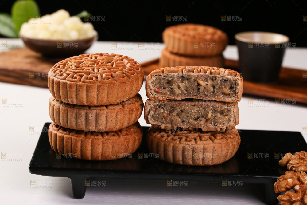 荞麦五仁月饼