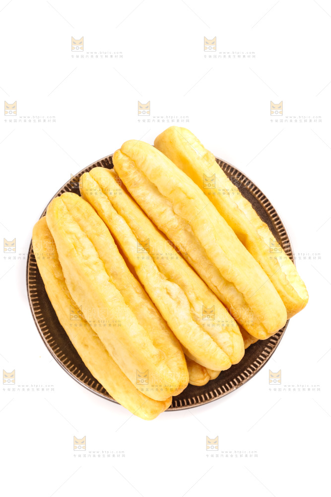 盘子里的香酥油条