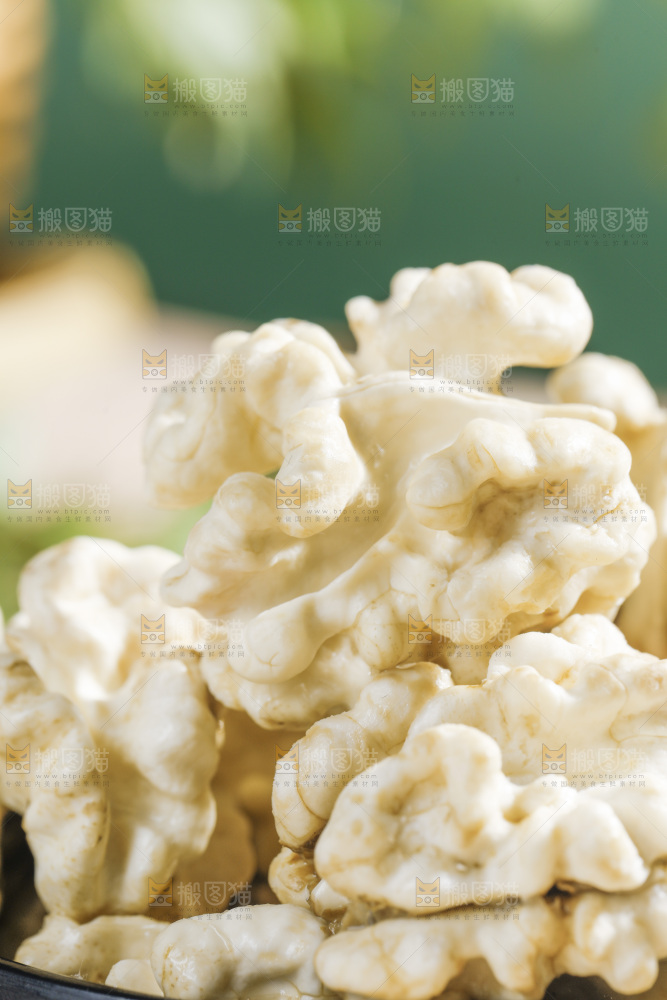 生核桃仁纹理