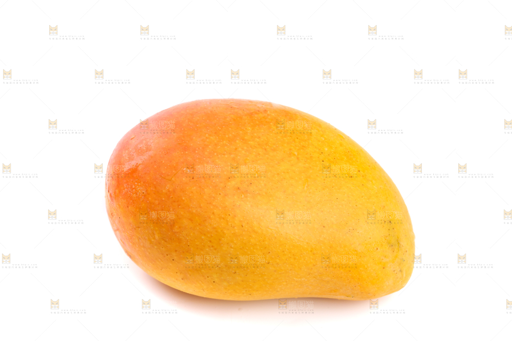 白底上放着的小台芒