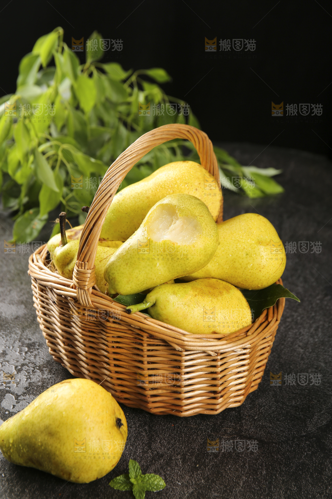 篮子里的山东太婆梨
