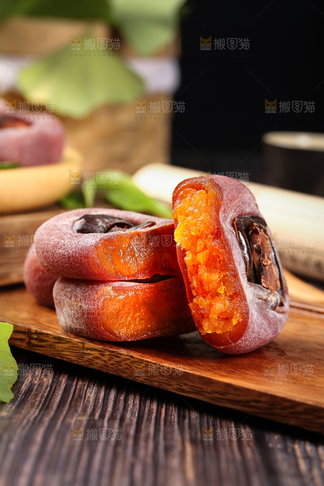 木底上的恭城柿子饼