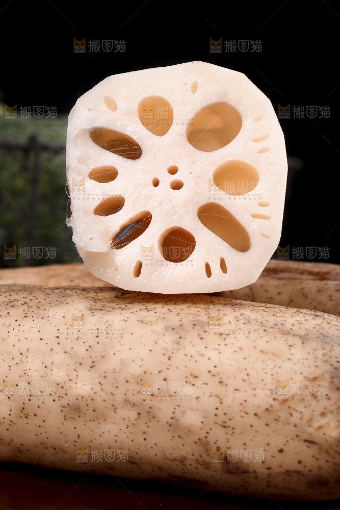 一堆湖北洪湖粉藕