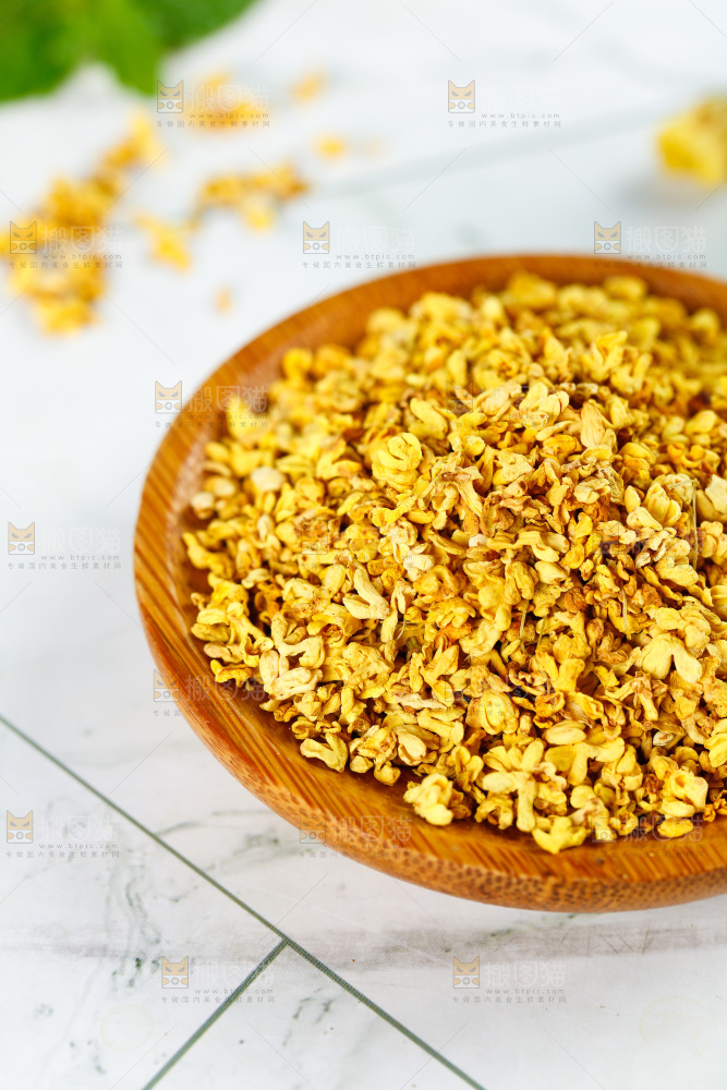 一盘广西桂花茶