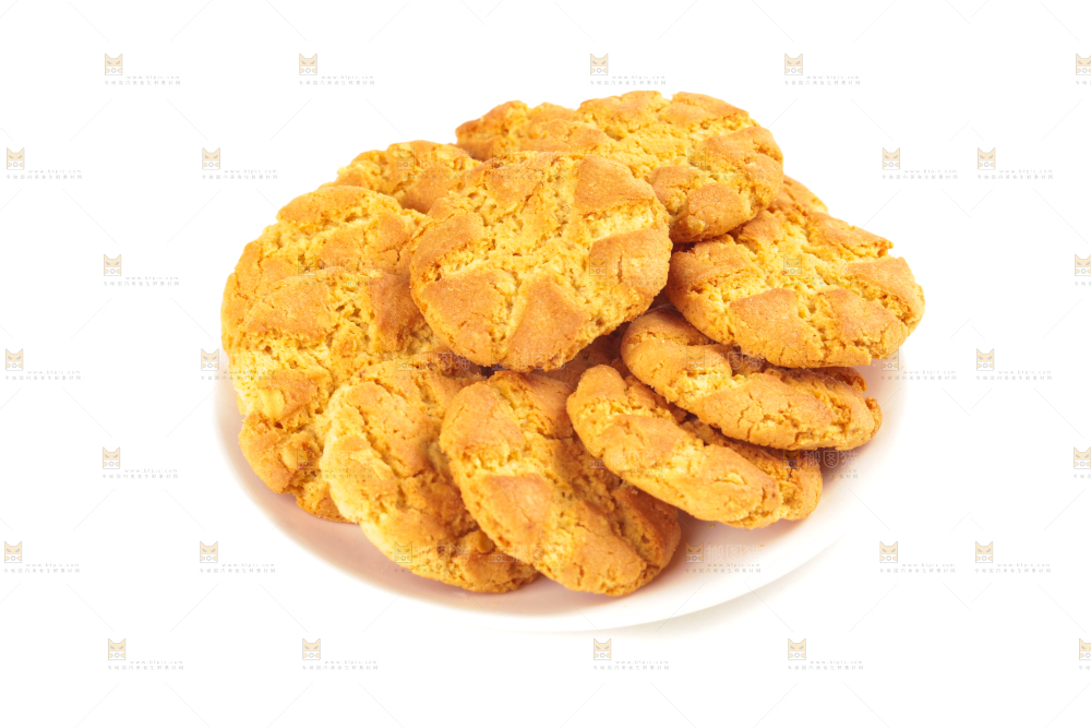 一盘桃酥饼干