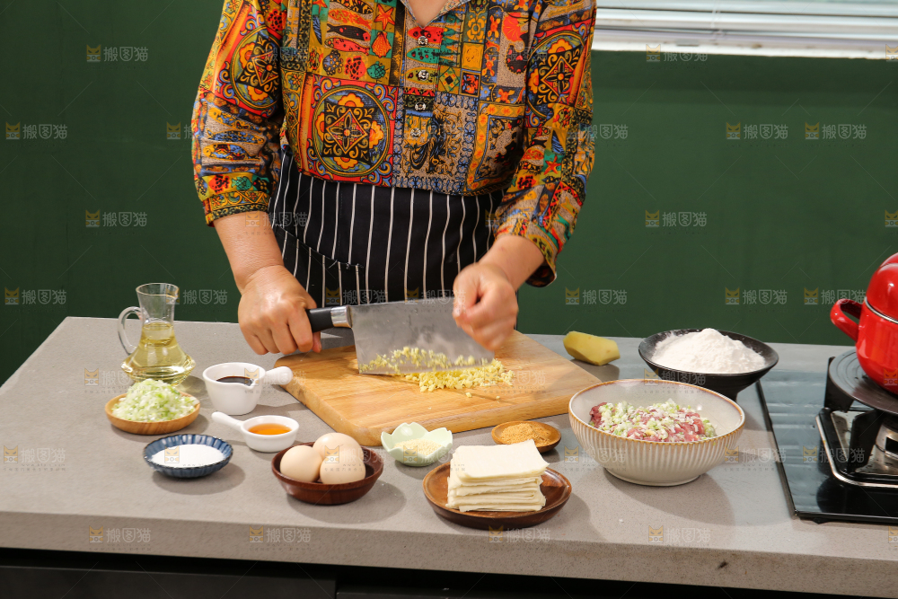 小馄饨制作过程