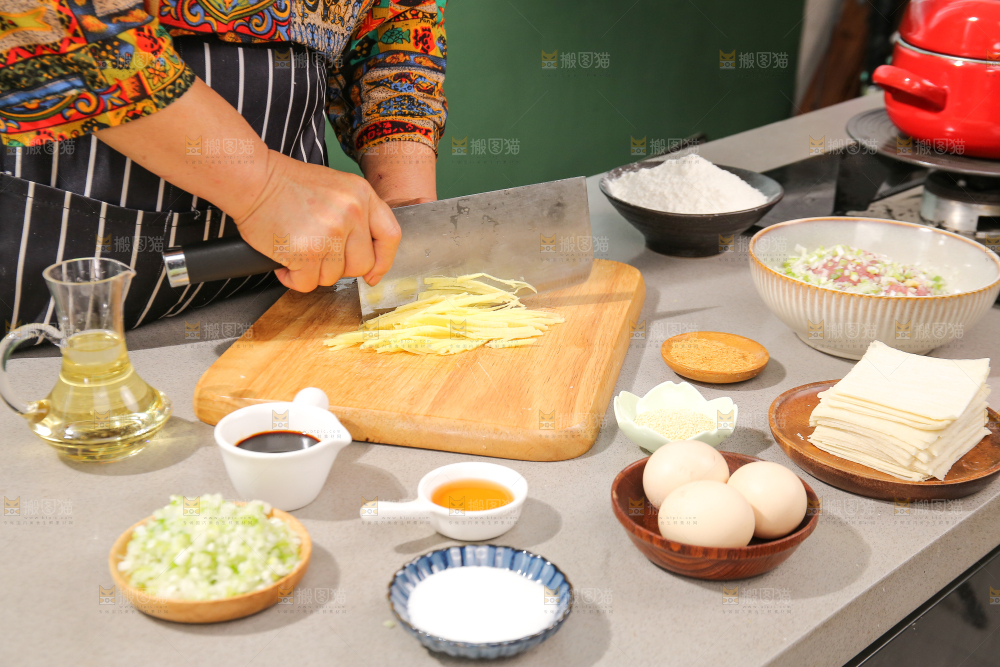 小馄饨制作过程