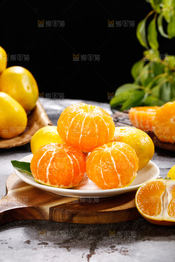 深底上的宜昌蜜桔