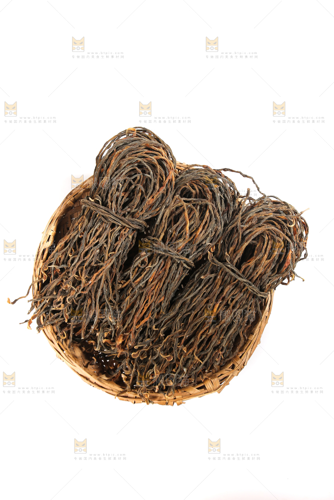 白底上的干豆角