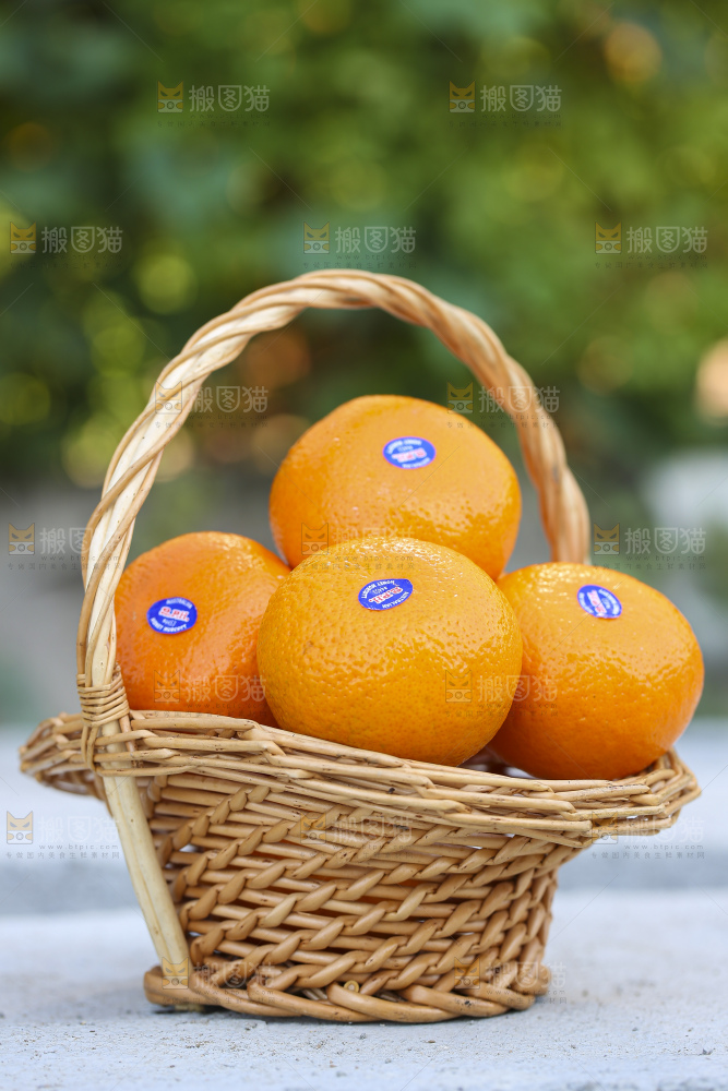 手里拿着进口澳柑