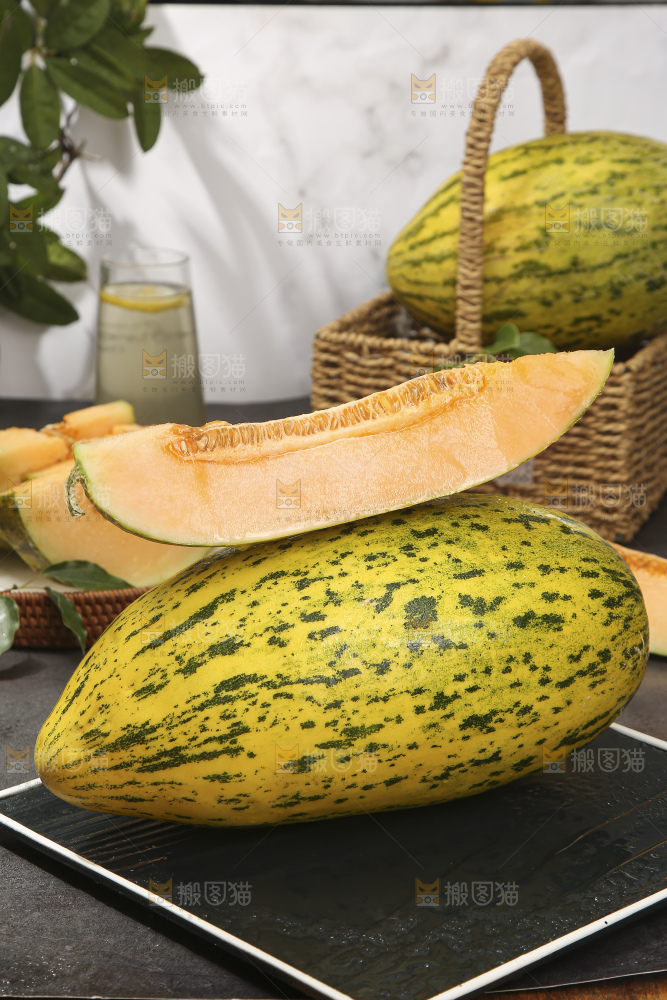 深底上的新疆伽师瓜