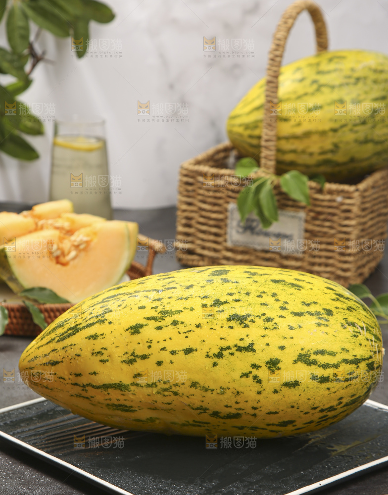 深底上的新疆伽师瓜