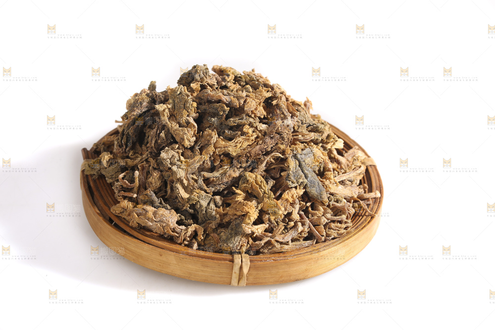 白底上的梅干菜
