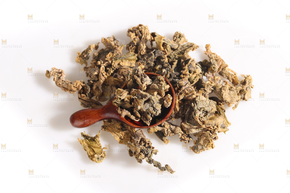 白底上的梅干菜