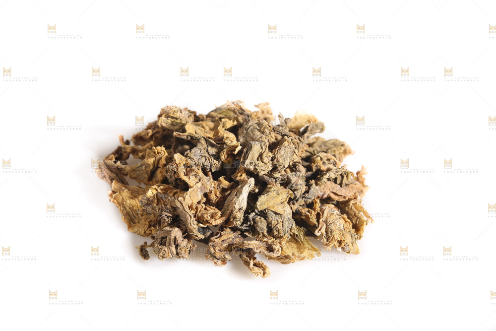 白底上的梅干菜