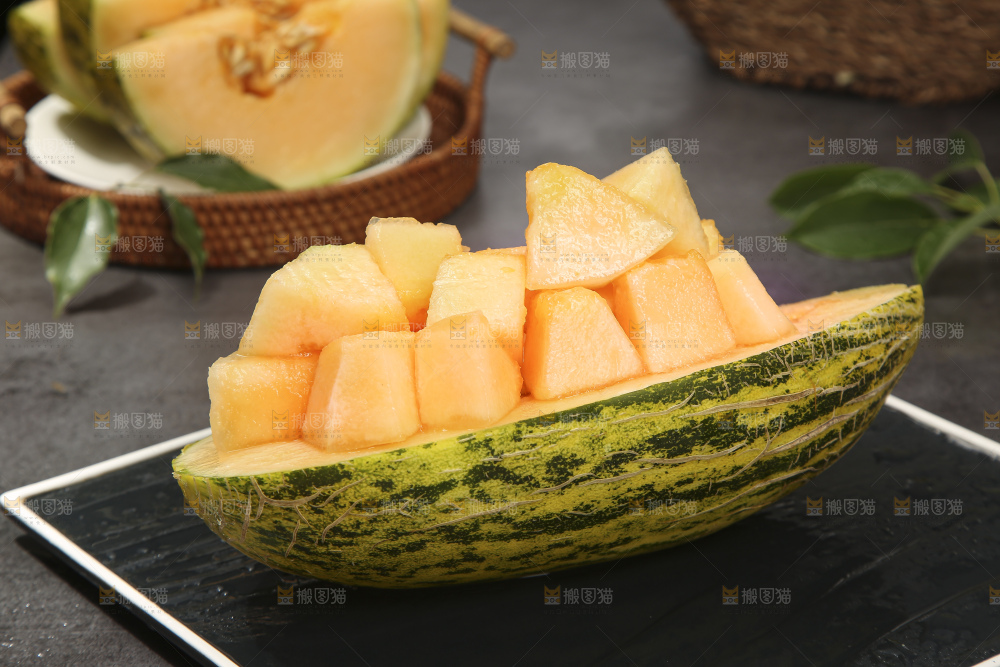 深底上的新疆伽师瓜