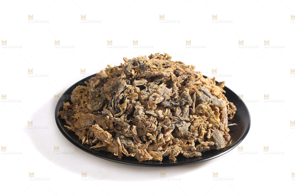 白底上的梅干菜