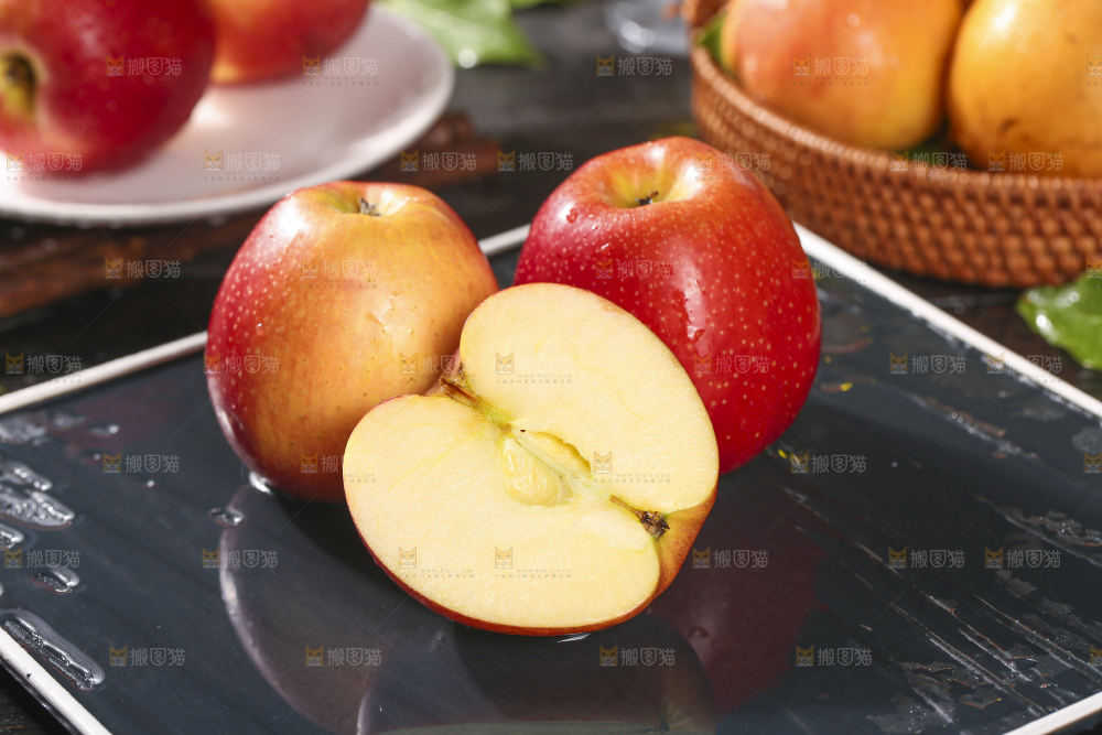 深底上的高原红苹果