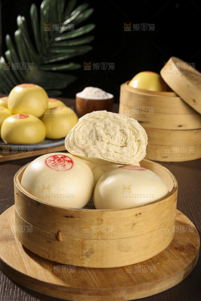 深底上的白面馒头
