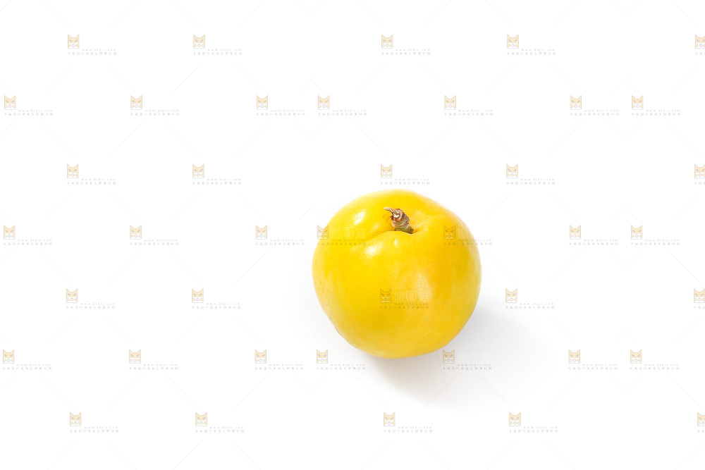 白底上的蜂糖李