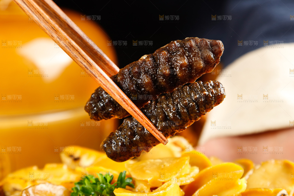 深底上的佛跳墙食材