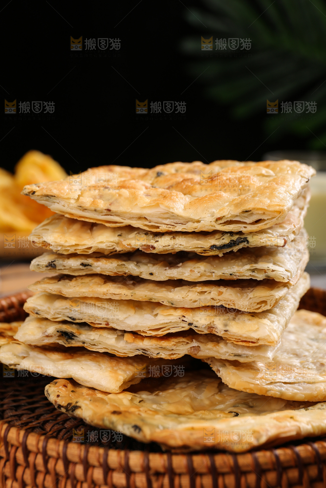 深底上的锅盔