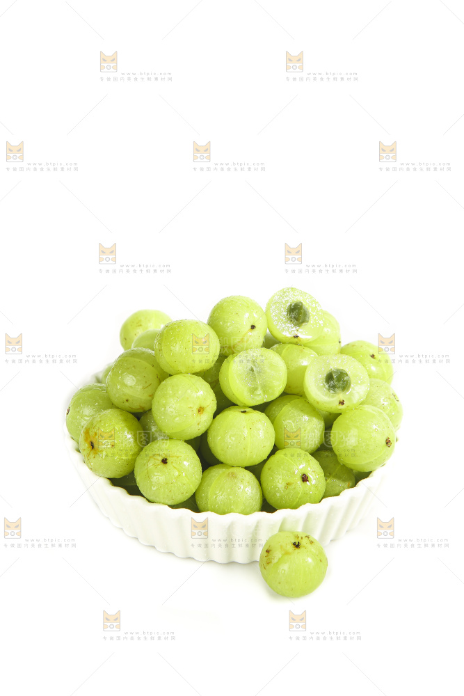 白底上的潮汕油甘果