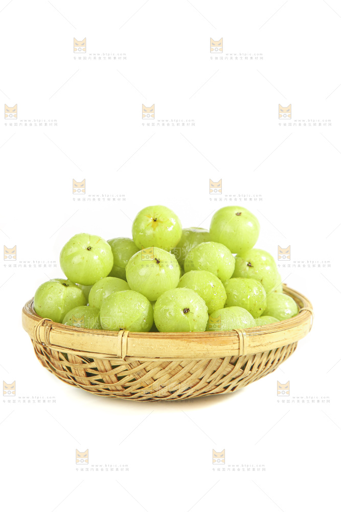 白底上的潮汕油甘果