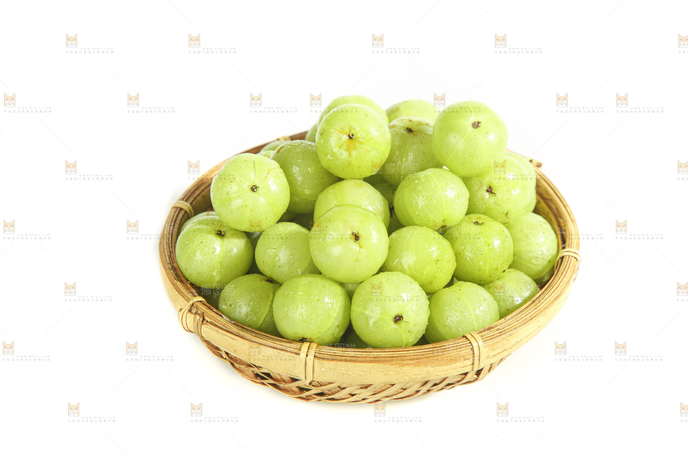 白底上的潮汕油甘果