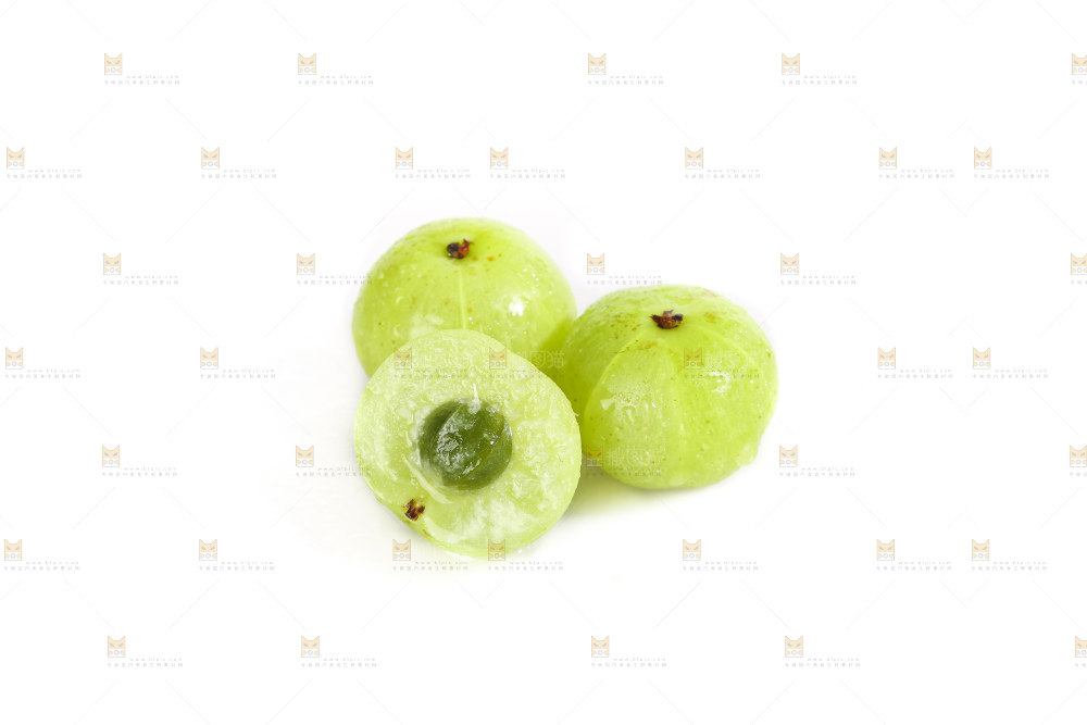 白底上的潮汕油甘果