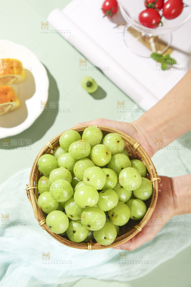 浅底上的油甘果